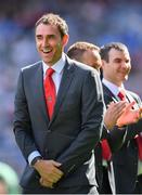 2 September 2018; Brian McCormack of the Derry 1993 All-Ireland winning Jubilee team as the team are honoured prior to the GAA Football All-Ireland Senior Championship Final match between Dublin and Tyrone at Croke Park in Dublin. Photo by Ramsey Cardy/Sportsfile