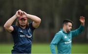 27 November 2018; Arno Botha, left, and Conor Murray stretch during Munster Rugby squad training at the University of Limerick in Limerick. Photo by Diarmuid Greene/Sportsfile