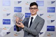 29 November 2018; U23 Athlete of the Year, Matthew Behan, during the Irish Life Health National Athletics Awards 2018 at the Crowne Plaza Hotel in Blanchardstown, Dublin. Photo by Sam Barnes/Sportsfile