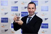 29 November 2018; John O'Regan after collecting the Ultra Runner of the year Award on behalf of Aidan Hogan, during the Irish Life Health National Athletics Awards 2018 at the Crowne Plaza Hotel in Blanchardstown, Dublin. Photo by Sam Barnes/Sportsfile