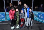 29 November 2018; Former Republic of Ireland international Wes Hoolahan, right, was in attendance as Footballing legends Robert Pires, centre, and Gaizka Mendieta, with participants, from left, Carly Norris, age 9, Clayton Ward, age 9, Christian Mansfield, age 8 and Aron Smith, age 9, were in Dublin to showcase their skills at the Street Legends Community Football Event on Mountjoy Square South. The Street Football Community Football event is a joint initiative by Dublin City Council and the Football Association of Ireland ahead of the UEFA EURO 2020 Qualifying Draw in the Convention Centre on Sunday, 2nd December. The Street Legends Community Football Events kicked off on Wednesday, November 28. Other key activations include: Street Legends Community Football, Saturday, December 1, 3pm to 6pm, Commons Street, Dublin 1 with Portuguese legends Nuno Gomes and Vítor Baía. National Football Exhibition, Sunday, December 2 to Sunday, December 9, 11am-7pm, The Printworks, Dublin Castle Both events are free to attend and open to all ages and abilities. Photo by Stephen McCarthy/Sportsfile