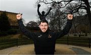 30 November 2018; Donegal's Ryan McHugh poses for a portrait at the 'Rocky Statue' beside the Philadelphia Museum of Art during the PwC All Stars tour of Philadelphia, PA in the USA. Photo by Ray McManus/Sportsfile