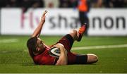 30 November 2018; Andrew Conway of Munster scores his side's second try during the Guinness PRO14 Round 10 match between Munster and Edinburgh at Irish Independent Park in Cork. Photo by Diarmuid Greene/Sportsfile