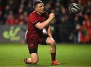 30 November 2018; Andrew Conway of Munster celebrates after scoring his side's second try during the Guinness PRO14 Round 10 match between Munster and Edinburgh at Irish Independent Park in Cork. Photo by Diarmuid Greene/Sportsfile