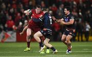 30 November 2018; Chris Farrell of Munster is tackled by George Daly and Juan Pablo Socino of Edinburgh during the Guinness PRO14 Round 10 match between Munster and Edinburgh at Irish Independent Park in Cork. Photo by Diarmuid Greene/Sportsfile
