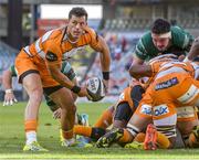 1 December 2018; Shaun Venter of Toyota Cheetahs gets his pass away during the Guinness PRO14 Round 10 match between Toyota Cheetahs and Connacht at Toyota Stadium in Bloemfontein, South Africa. Photo by Frikkie Kapp/Sportsfile