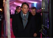 1 December 2018; Italy head coach Roberto Mancini arrives prior to the UEFA EURO2020 Qualifying Draw Official Dinner at the Mansion House in Dublin. Photo by Stephen McCarthy/Sportsfile