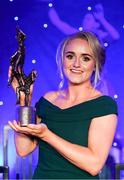 1 December 2018; Intermediate Players' Player of the Year Neamh Woods of Tyrone with her award during the TG4 Ladies Football All Stars Awards 2018, in association with Lidl, at the Citywest Hotel in Dublin. Photo by Brendan Moran/Sportsfile