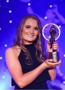 1 December 2018; Aoife Rattigan of Kildare with her young player of the year award during the TG4 Ladies Football All Stars Awards 2018, in association with Lidl, at the Citywest Hotel in Dublin. Photo by Brendan Moran/Sportsfile
