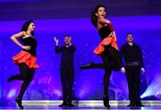 1 December 2018; The O'Shea Dancers perform during the TG4 Ladies Football All Stars Awards 2018, in association with Lidl, at the Citywest Hotel in Dublin. Photo by Brendan Moran/Sportsfile