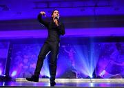 1 December 2018; Jake Carter performing during the TG4 Ladies Football All Stars Awards 2018, in association with Lidl, at the Citywest Hotel in Dublin. Photo by Brendan Moran/Sportsfile