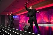 1 December 2018; The Galway Tenors perform during the TG4 Ladies Football All Stars Awards 2018, in association with Lidl, at the Citywest Hotel in Dublin. Photo by Brendan Moran/Sportsfile