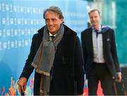 2 December 2018; Italy head coach Roberto Mancini arrives prior to the UEFA EURO2020 Qualifying Draw at the Convention Centre in Dublin. Photo by Sam Barnes/Sportsfile