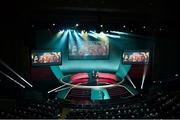 2 December 2018; A general view during the UEFA EURO2020 Qualifying Draw at the Convention Centre in Dublin. Photo by Sam Barnes/Sportsfile