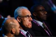 2 December 2018; Republic of Ireland manager Mick McCarthy during the UEFA EURO2020 Qualifying Draw at the Convention Centre in Dublin. (Photo by Stephen McCarthy / UEFA via Sportsfile)