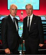 2 December 2018; Republic of Ireland manager Mick McCarthy and John Delaney, CEO, Football Association of Ireland following the UEFA EURO2020 Qualifying Draw at the Convention Centre in Dublin. (Photo by Stephen McCarthy / UEFA via Sportsfile)