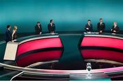 2 December 2018; A general view of the panel during the UEFA EURO2020 Qualifying Draw at the Convention Centre in Dublin. Photo by Sam Barnes/Sportsfile