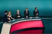 2 December 2018; A view of the panel during the UEFA EURO2020 Qualifying Draw at the Convention Centre in Dublin. Photo by Sam Barnes/Sportsfile