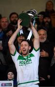 2 December 2018; Ballyhale Shamrocks captain Michael Fennelly lifts the cup after the AIB Leinster GAA Hurling Senior Club Championship Final match Ballyboden St Enda's and Ballyhale Shamrocks at Netwatch Cullen Park in Carlow. Photo by Piaras Ó Mídheach/Sportsfile