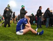 2 December 2018; A dejected Jamie McCarey of Scotstown after the AIB Ulster GAA Football Senior Club Championship Final match between Gaoth Dobhair and Scotstown at Healy Park in Tyrone. Photo by Oliver McVeigh/Sportsfile