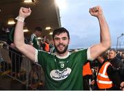 2 December 2018; Odhrán Mac Niallais of Gaoth Dobhair celebrates after the AIB Ulster GAA Football Senior Club Championship Final match between Gaoth Dobhair and Scotstown at Healy Park in Tyrone. Photo by Oliver McVeigh/Sportsfile