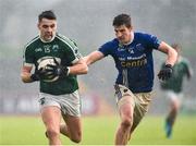 2 December 2018; Michael Carroll of Gaoth Dobhair in action against Darren Hughes of Scotstown during the AIB Ulster GAA Football Senior Club Championship Final match between Gaoth Dobhair and Scotstown at Healy Park in Tyrone. Photo by Oliver McVeigh/Sportsfile