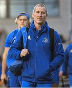 1 December 2018; Leinster senior coach Stuart Lancaster arrives ahead of the Guinness PRO14 Round 10 match between Dragons and Leinster at Rodney Parade in Newport, Wales. Photo by Ramsey Cardy/Sportsfile