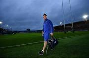 1 December 2018; Peter Dooley of Leinster arrives ahead of the Guinness PRO14 Round 10 match between Dragons and Leinster at Rodney Parade in Newport, Wales. Photo by Ramsey Cardy/Sportsfile