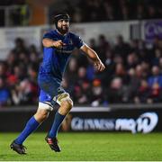 1 December 2018; Scott Fardy of Leinster during the Guinness PRO14 Round 10 match between Dragons and Leinster at Rodney Parade in Newport, Wales. Photo by Ramsey Cardy/Sportsfile