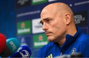 3 December 2018; Backs coach Felipe Contepomi during a Leinster Rugby press conference at Leinster Rugby Headquarters in Dublin. Photo by Ramsey Cardy/Sportsfile