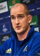 3 December 2018; Devin Toner during a Leinster Rugby press conference at Leinster Rugby Headquarters in Dublin. Photo by Ramsey Cardy/Sportsfile