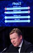 3 December 2018; Netherlands head coach Ronald Koeman during a press conference following the UEFA Nations League Finals Draw at The Shelbourne Hotel in Dublin. Photo by Stephen McCarthy/Sportsfile
