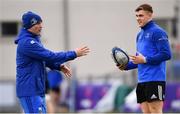 3 December 2018; Garry Ringrose, right, in conversation with backs coach Felipe Contepomi during Leinster Rugby squad training at Energia Park in Donnybrook, Dublin. Photo by Ramsey Cardy/Sportsfile