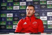 4 December 2018; Keith Earls during a Munster Rugby press conference at the University of Limerick in Limerick. Photo by Diarmuid Greene/Sportsfile