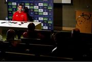 4 December 2018; Head coach Johann van Graan during a Munster Rugby press conference at the University of Limerick in Limerick. Photo by Diarmuid Greene/Sportsfile