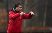 4 December 2018; Head coach Johann van Graan during Munster Rugby squad training at the University of Limerick in Limerick. Photo by Diarmuid Greene/Sportsfile