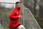 4 December 2018; Peter O'Mahony during Munster Rugby squad training at the University of Limerick in Limerick. Photo by Diarmuid Greene/Sportsfile