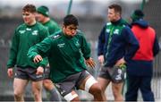 4 December 2018; Jarrad Butler during Connacht Rugby squad training at the Sportsground in Galway. Photo by Sam Barnes/Sportsfile