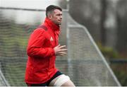 4 December 2018; Peter O'Mahony during Munster Rugby squad training at the University of Limerick in Limerick. Photo by Diarmuid Greene/Sportsfile