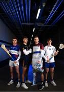5 December 2018; In attendance are hurlers, from left, Owen McGrath of WIT, Joe O'Connor of DCU Dochas Eireann, Ronan Lynch of University of Limerick with the Fitzgibbon Cup and Thomas Monaghan of Mary Immaculate College at the Electric Ireland Higher Education GAA Championships Launch and Draw at Croke Park in Dublin. Photo by David Fitzgerald/Sportsfile