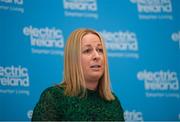 5 December 2018; Edel McCarthy, Electric Ireland Group Sponsorship & Activation Manager, during the Electric Ireland Higher Education GAA Championships Draw at Croke Park in Dublin. Photo by Eóin Noonan/Sportsfile