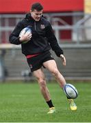 6 December 2018; Jacob Stockdale during the Ulster Rugby Captain's Run at the Kingspan Stadium in Belfast. Photo by Oliver McVeigh/Sportsfile