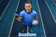 6 December 2018; Dublin footballer Jonny Cooper was at the National Sports Campus today to launch AIG’s “try before you buy” SmartLane driving app, which gives good drivers up to 20% off their car insurance. Simply download the AIG SmartLane app to take part in the SmartLane driving challenge and you could win some great prizes including Dublin GAA jerseys and One4all vouchers. Go to www.aig.ie/smartlane  to find out more or visit the Android or iOS App store. Photo by Brendan Moran/Sportsfile