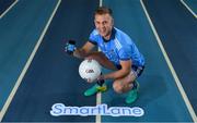 6 December 2018; Dublin footballer Jonny Cooper was at the National Sports Campus today to launch AIG’s “try before you buy” SmartLane driving app, which gives good drivers up to 20% off their car insurance. Simply download the AIG SmartLane app to take part in the SmartLane driving challenge and you could win some great prizes including Dublin GAA jerseys and One4all vouchers. Go to www.aig.ie/smartlane  to find out more or visit the Android or iOS App store. Photo by Brendan Moran/Sportsfile