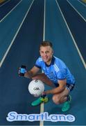 6 December 2018; Dublin footballer Jonny Cooper was at the National Sports Campus today to launch AIG’s “try before you buy” SmartLane driving app, which gives good drivers up to 20% off their car insurance. Simply download the AIG SmartLane app to take part in the SmartLane driving challenge and you could win some great prizes including Dublin GAA jerseys and One4all vouchers. Go to www.aig.ie/smartlane  to find out more or visit the Android or iOS App store. Photo by Brendan Moran/Sportsfile