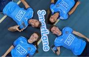 6 December 2018; Dublin players, clockwise from bottom left, Lauren Magee, Jonny Cooper, Ali Twomey and Jake Malone were at the National Sports Campus today to launch AIG’s “try before you buy” SmartLane driving app, which gives good drivers up to 20% off their car insurance. Simply download the AIG SmartLane app to take part in the SmartLane driving challenge and you could win some great prizes including Dublin GAA jerseys and One4all vouchers. Go to www.aig.ie/smartlane  to find out more or visit the Android or iOS App store. Photo by Brendan Moran/Sportsfile