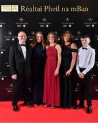 1 December 2018; Leinster Young Player of the Year Aoife Rattigan of Kildare with her family, from left, Jim, Laura, Orla and Conor Rattigan during the TG4 Ladies Football All Stars Awards 2018, in association with Lidl, at the Citywest Hotel in Dublin. Photo by Brendan Moran/Sportsfile