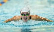 7 December 2018; Emma Henderson of Leander competing in the Womens 400m individual medley event during the Friday of the Irish Short Course Swimming Championships at Lagan Valley Leisureplex in Antrim. Photo by Oliver McVeigh/Sportsfile