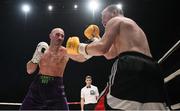 7 December 2018; Gary 'Spike' O'Sullivan, left, and Gabor Gorbics during their middleweight contest at The Royal Theatre in Castlebar, Mayo. Photo by Stephen McCarthy/Sportsfile