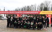 8 December 2018; The Ireland Team during the European Cross Country Previews at Beekse Bergen Safari Park in Tilburg, Netherlands. Photo by Sam Barnes/Sportsfile